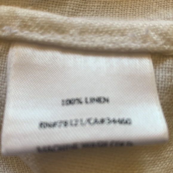 Eileen Fisher jacket, white linen, size S - Picture 4 of 5